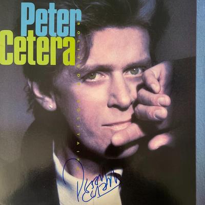 Chicago Peter Cetera signed album