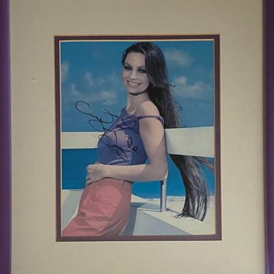 Crystal Gayle signed photo- Framed 