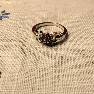 Amethyst 925 Ring Size 6
