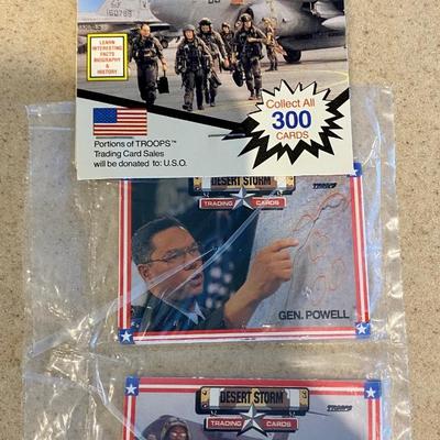 3 PACKS OF SEALED DESERT STORM AND IRAQUI FREEDOM CARDS