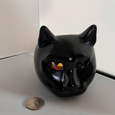 BLACK CAT CANDLE LAMP