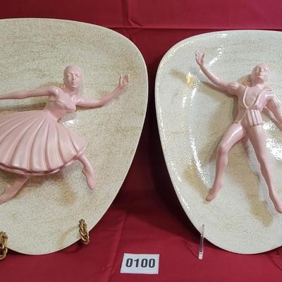 Vintage Ballet Figure Plates