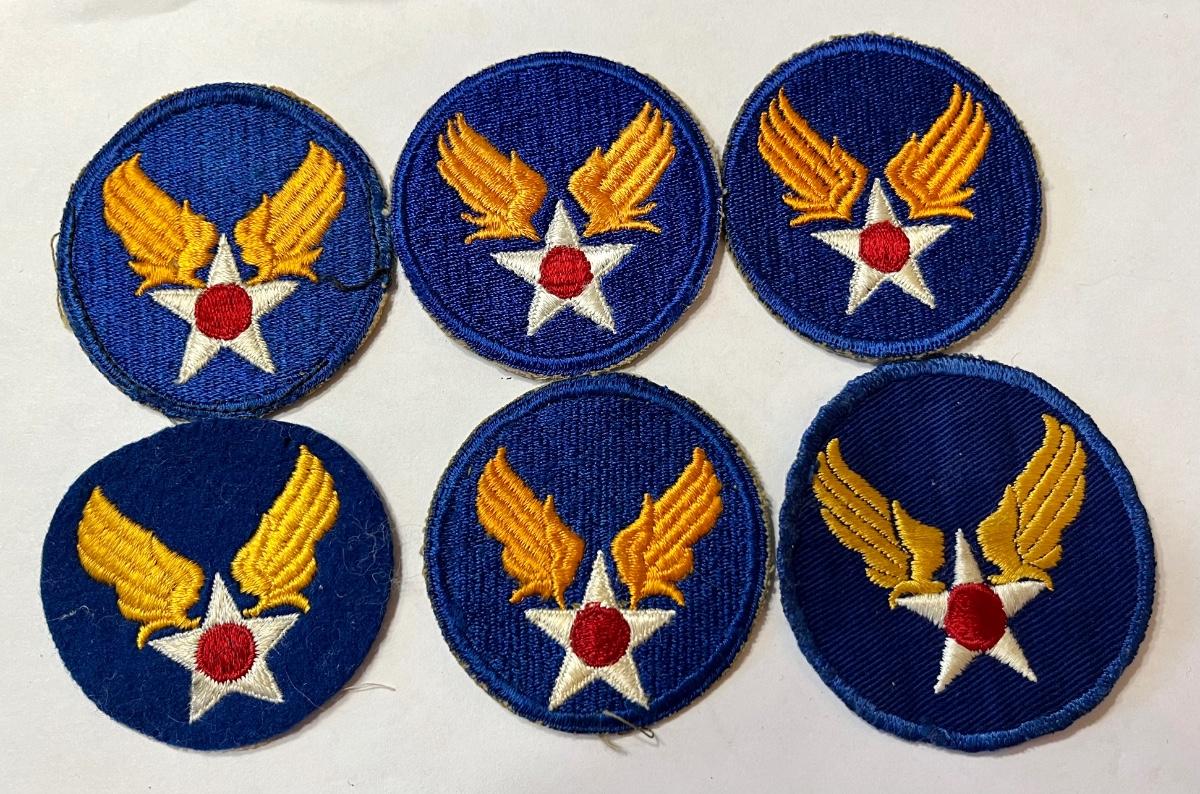 11 WW2 ERA US ARMY AIR FORCE PATCHES | EstateSales.org