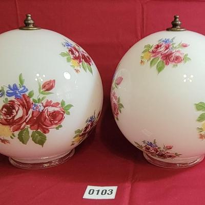 Vintage GWTW Globes