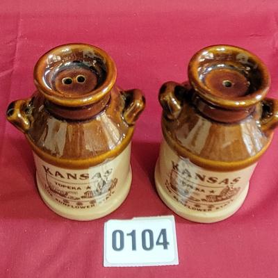 Kansas Salt and Pepper Shakers