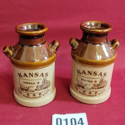 Kansas Salt and Pepper Shakers