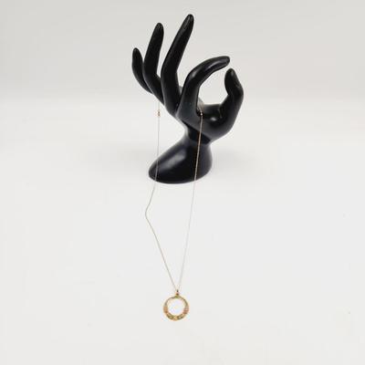 BEAUTIFUL BLACK HILLS 10k GOLD PENDANT W/ CHAIN