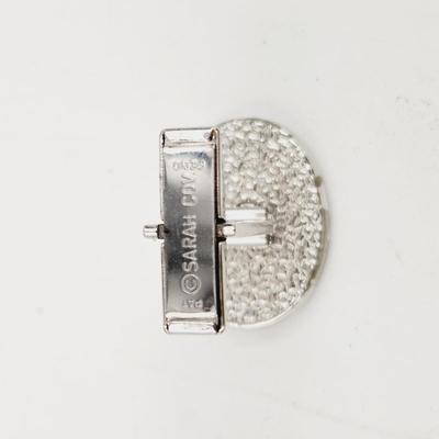 SARAH COVENTRY SILVER TONED "FISH" CUFF LINKS