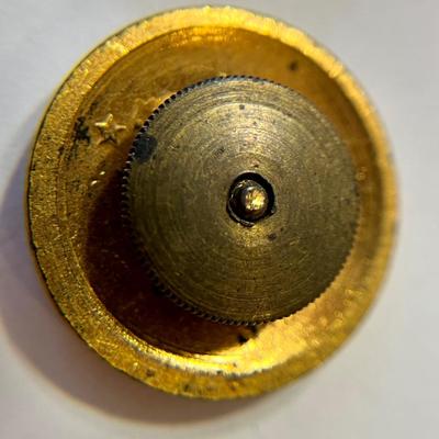 2 WWII LIBERTY TORCH BUTTONS