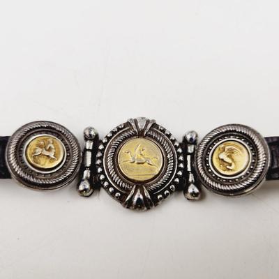 BRIGHTON PEGUSUS LEATHER BAND BRACELET
