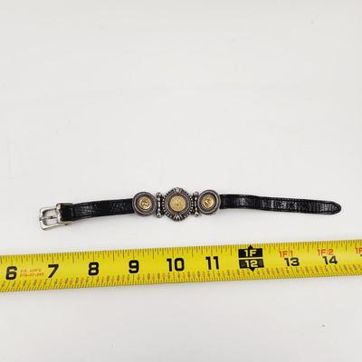 BRIGHTON PEGUSUS LEATHER BAND BRACELET