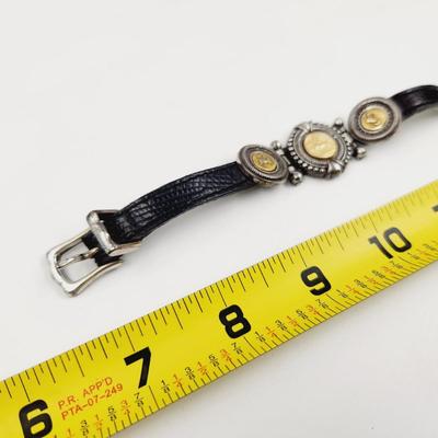 BRIGHTON PEGUSUS LEATHER BAND BRACELET