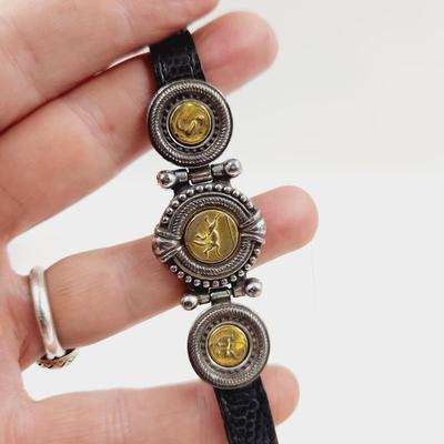 BRIGHTON PEGUSUS LEATHER BAND BRACELET