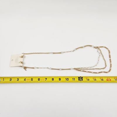 DAVINCI NEW NECKLACE & EARRINGS BUNDLE