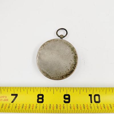 VINTAGE METAL BACK COMPASS