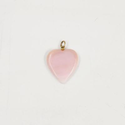 CUTE PINK & WHITE HEART PENDANT