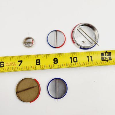 VINTAGE POLITICAL PIN BUNDLE