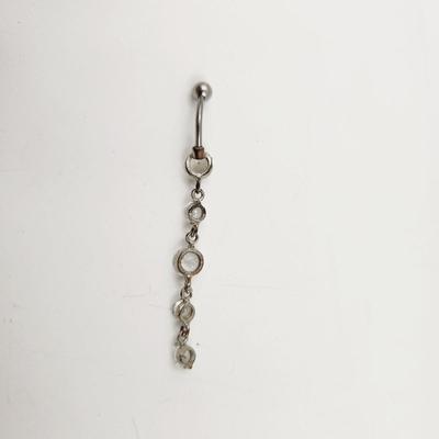 ICING 14 G JEWELED BELLY RING