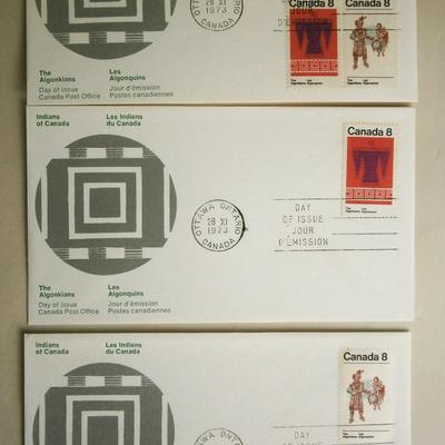 CANADA (3) 1973 1st Day of Issue Covers