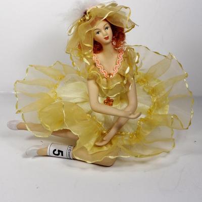 Porcelain Ballerina Figurine with Posible Arms and Legs
