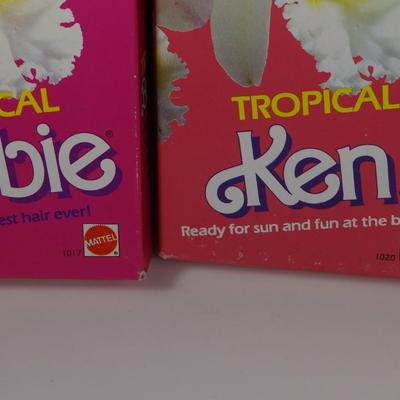 Tropical Barbie, Ken, Miko, Skipper NIB