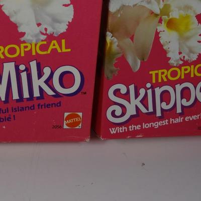 Tropical Barbie, Ken, Miko, Skipper NIB