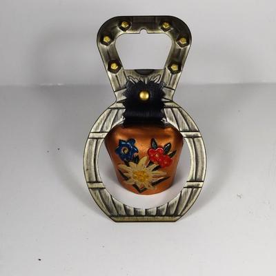 Vintage Cow Bell Bottle Opener