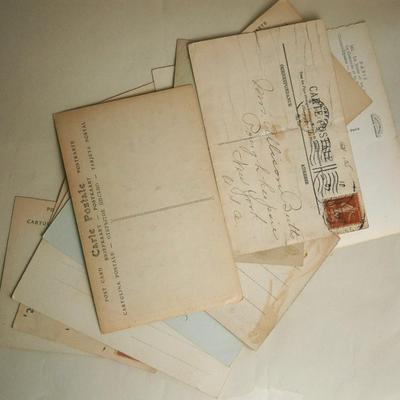 (13) Old Postcards mostly pre-1920