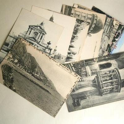 (13) Old Postcards mostly pre-1920