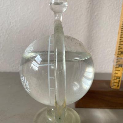 Glass weather ball