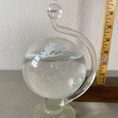 Glass weather ball