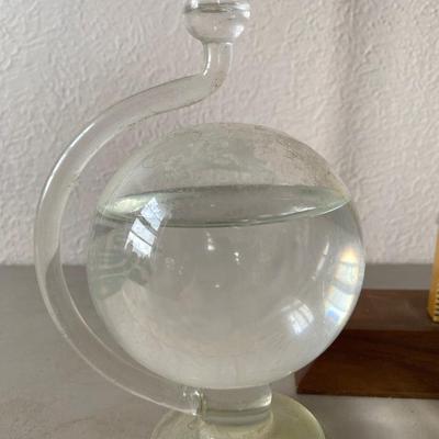 Glass weather ball