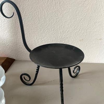 Assortment of candleholders