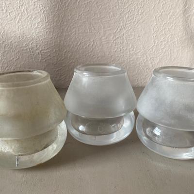 Assortment of candleholders
