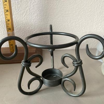 Assortment of candleholders