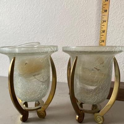 Assortment of candleholders