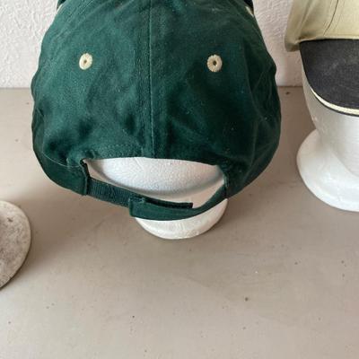 And assortment of five baseball caps