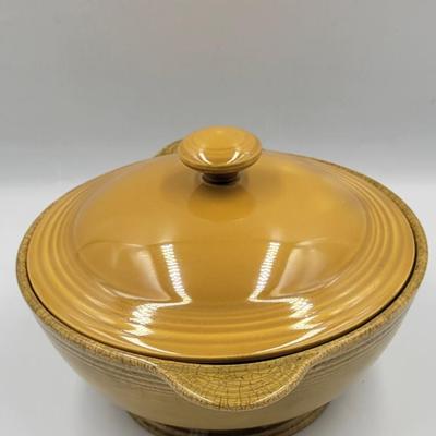 Yellow / Orange Ceramic Serving Bowl