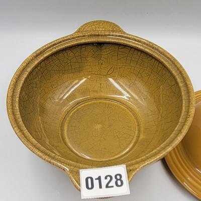 Yellow / Orange Ceramic Serving Bowl