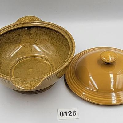 Yellow / Orange Ceramic Serving Bowl