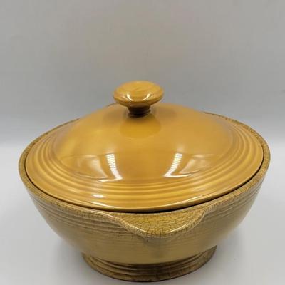 Yellow / Orange Ceramic Serving Bowl