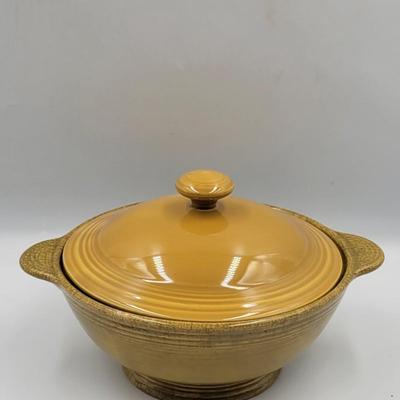 Yellow / Orange Ceramic Serving Bowl