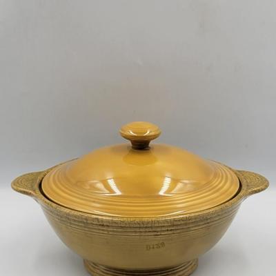 Yellow / Orange Ceramic Serving Bowl