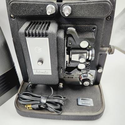 VINTAGE KEYSTONE K-919 8MM AUTOMATIC MOVIE PROJECTOR W/ CASE