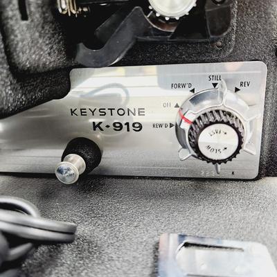 VINTAGE KEYSTONE K-919 8MM AUTOMATIC MOVIE PROJECTOR W/ CASE