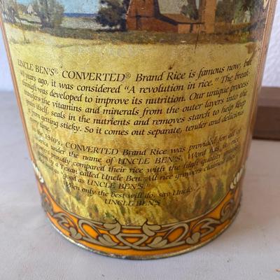 Commemorative uncle, Benâ€™s rice, Tin.