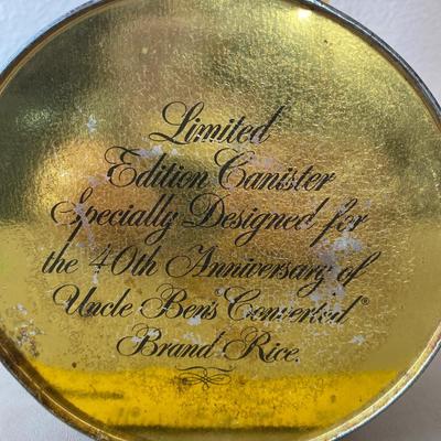 Commemorative uncle, Benâ€™s rice, Tin.