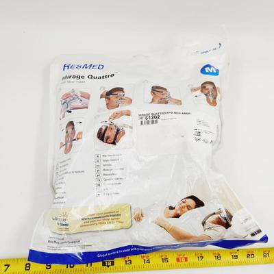 NEW RES MED MIRAGE QUATTRO MEDIUM CPAP MASK