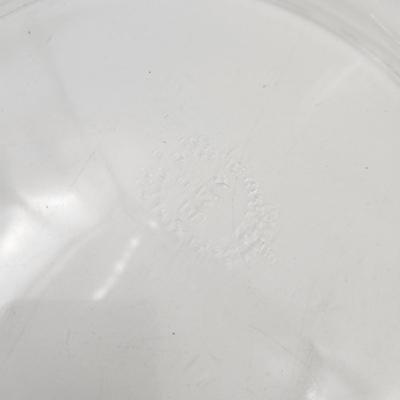 5 CLEAR PYREX PIE PLATES