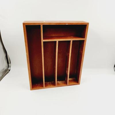 WOOD UTENSIL ORGANIZER